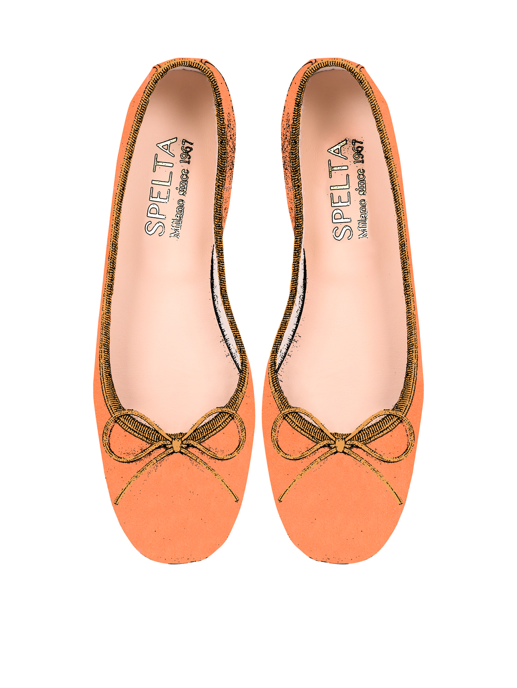 Ballerine - Arancio Scamosciato Arancio