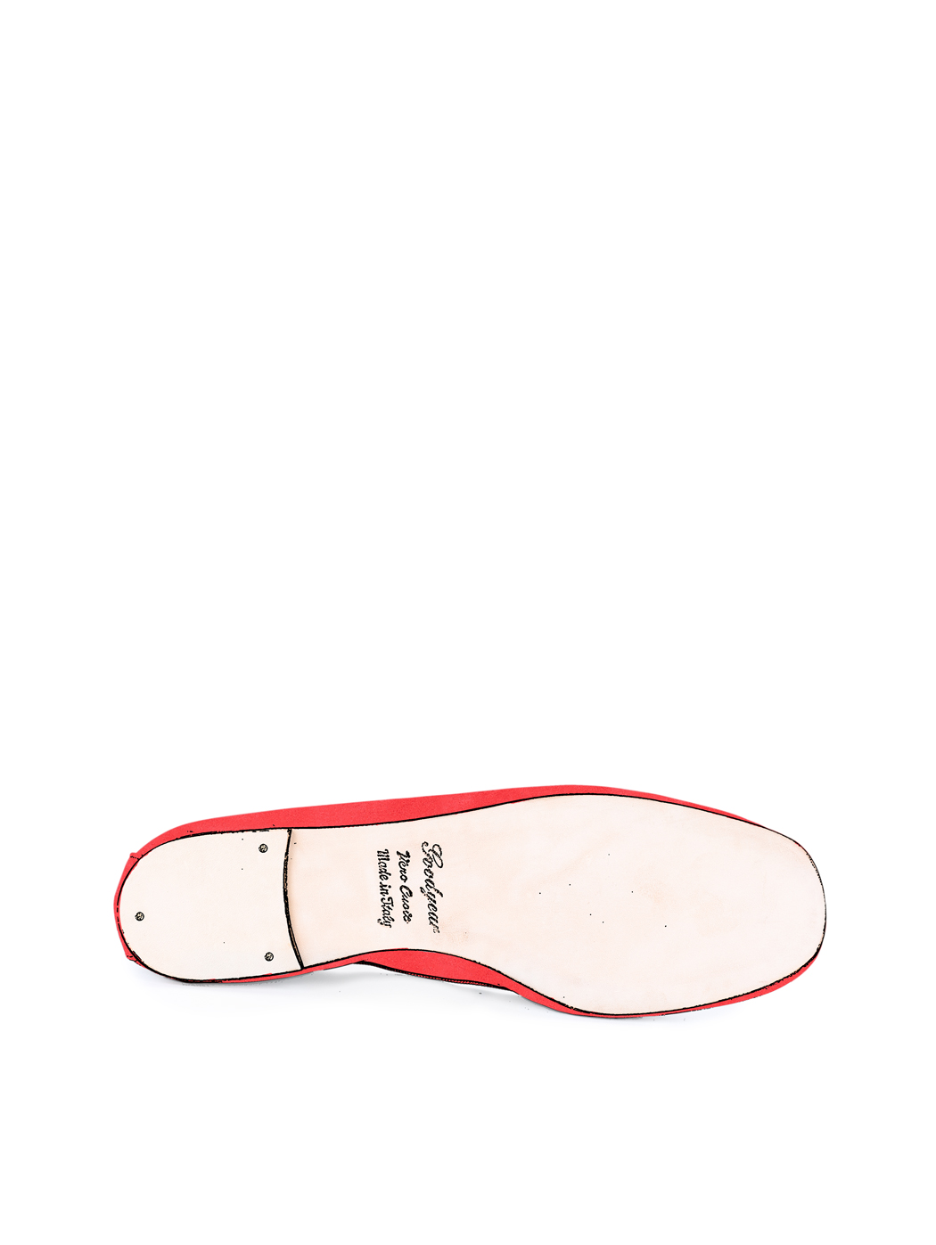 Ballet Flats Square-toe - Red Suede 