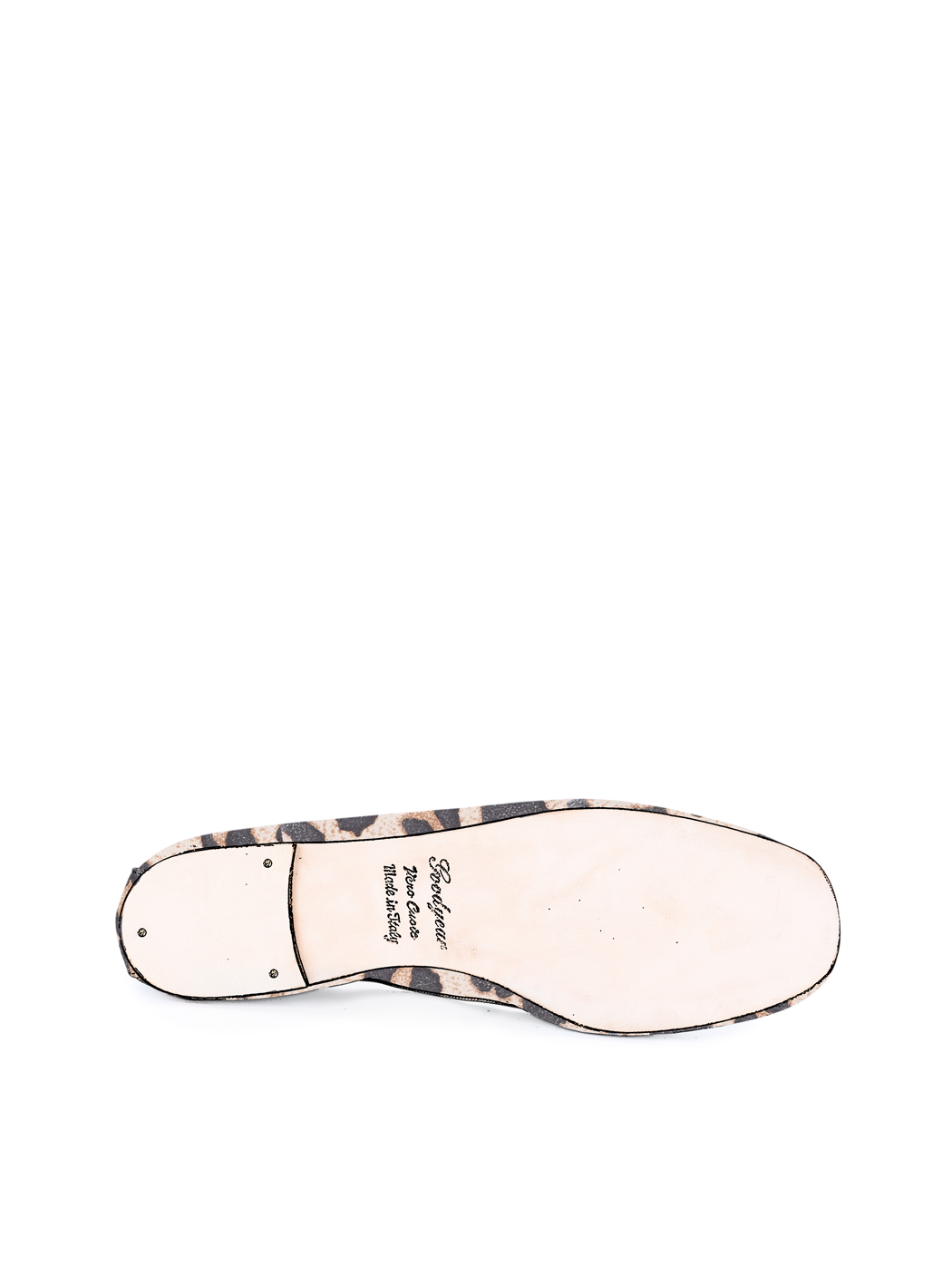 Ballet Flats Square-toe - Leopard Print Suede