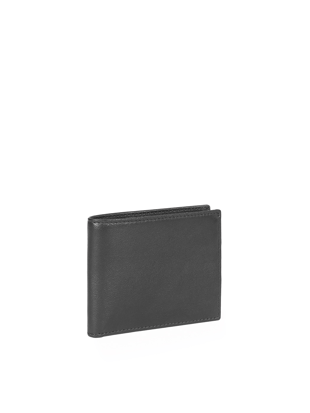 Slim Smooth Leather USD Bilfold Card Wallet Black