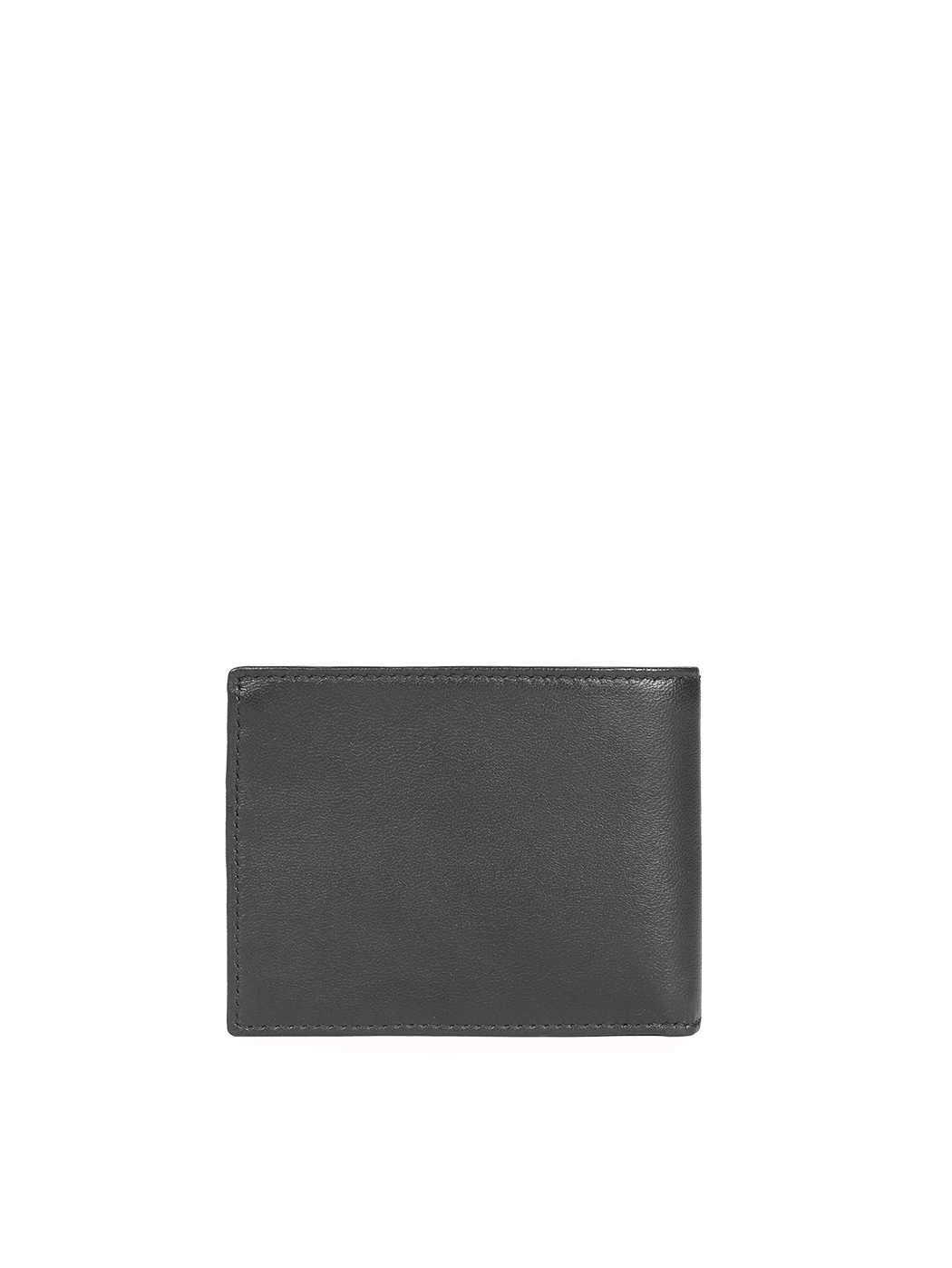 Slim Smooth Leather USD Bilfold Card Wallet Black