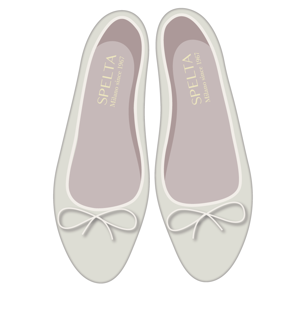 芭蕾鞋 -麂皮 象牙白 麂皮象牙白色