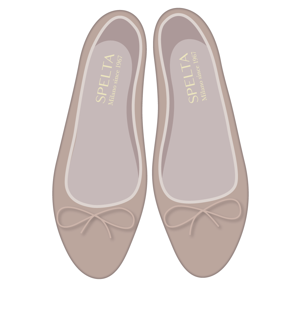 Ballerina - Beige Scamosciato