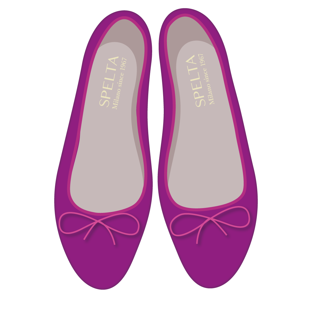 Ballet Flats - Fuchsia Suede