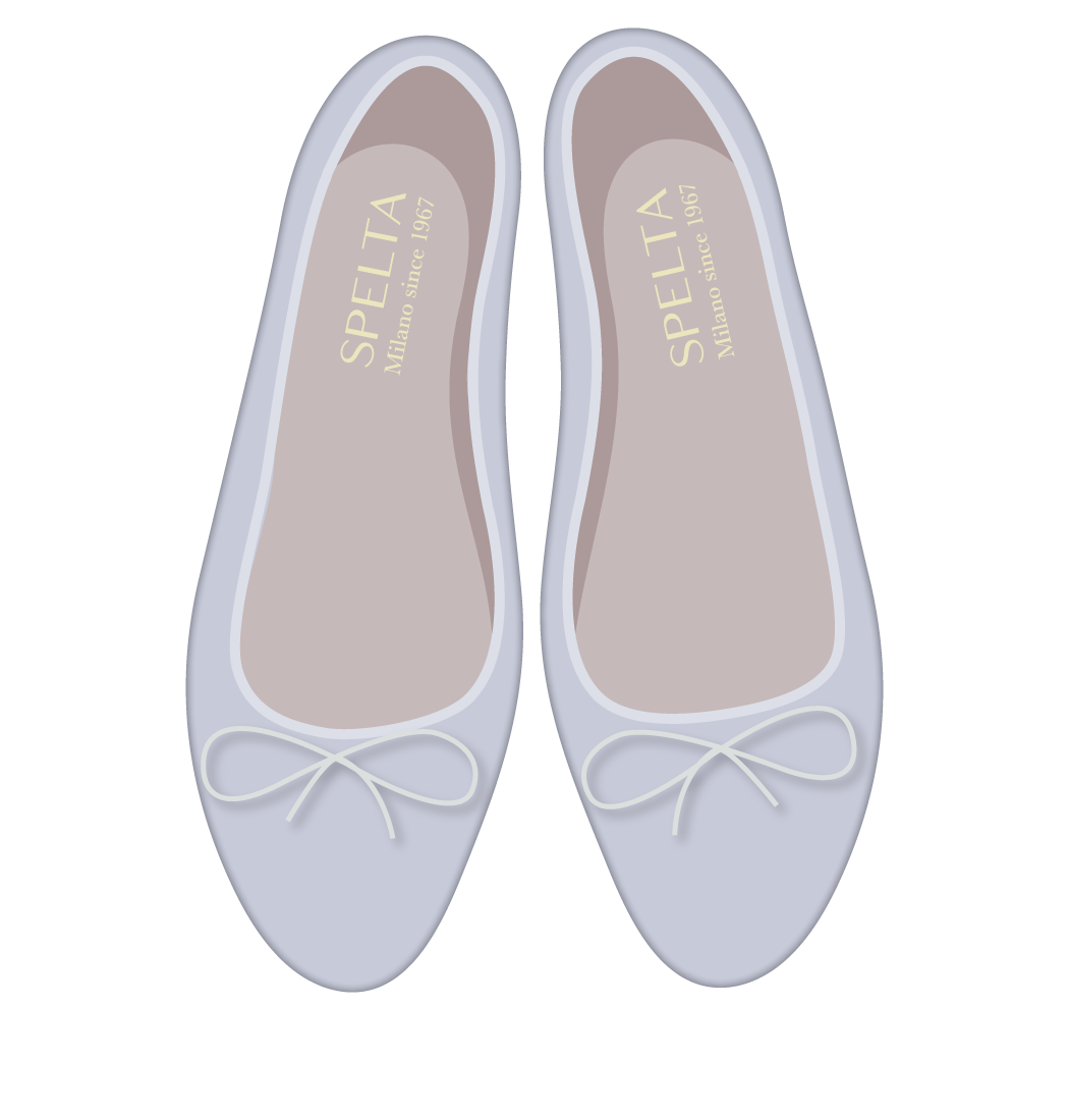 Ballerina - Grigio Chiaro Scamosciato