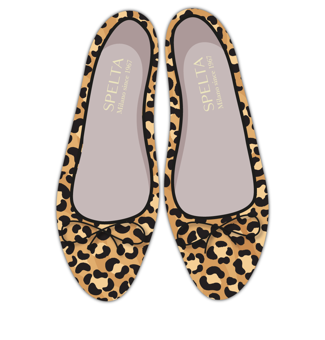 Ballet Flats - Leopard Suede Leopard
