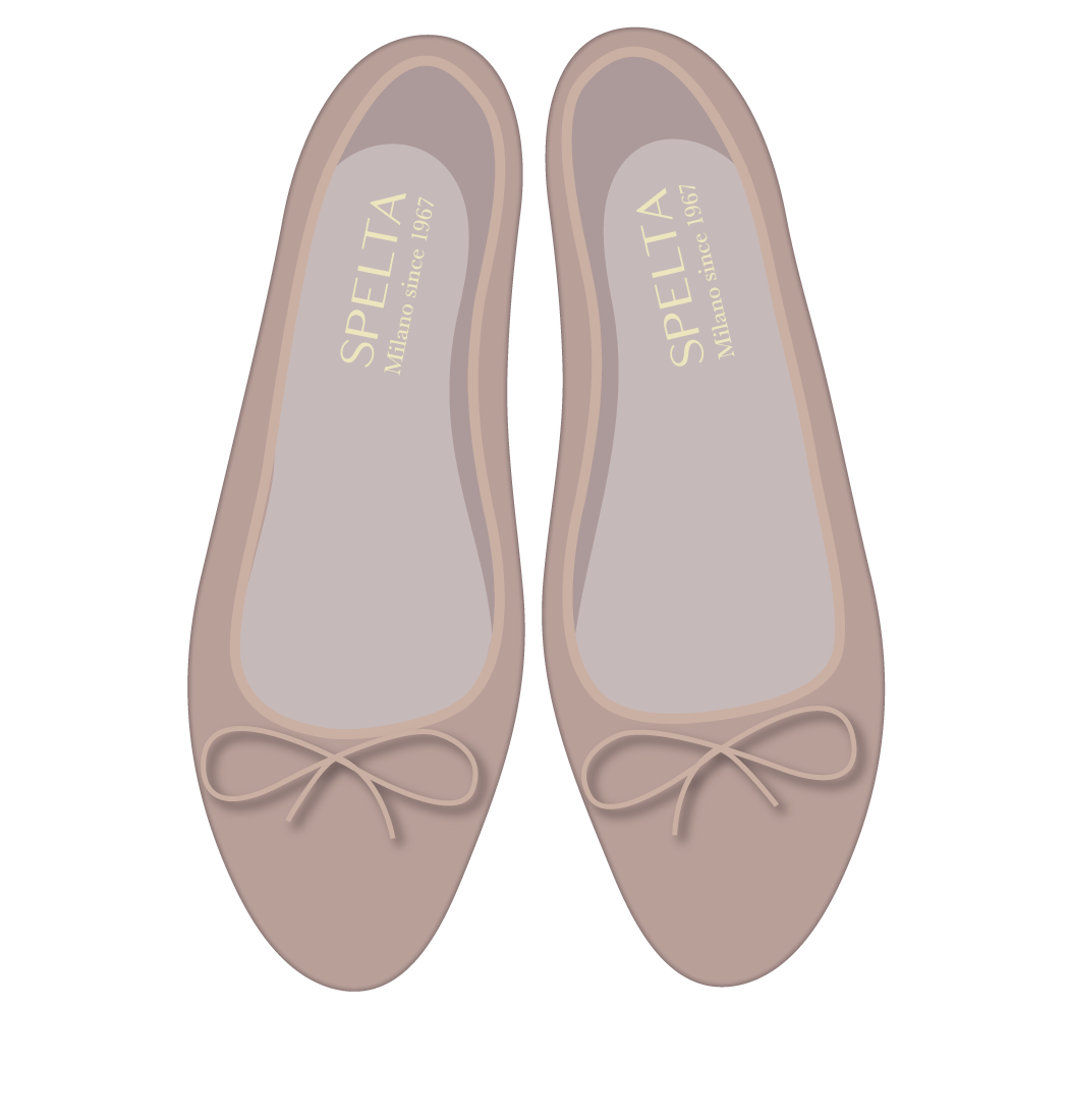 Ballerina - Nappa Beige