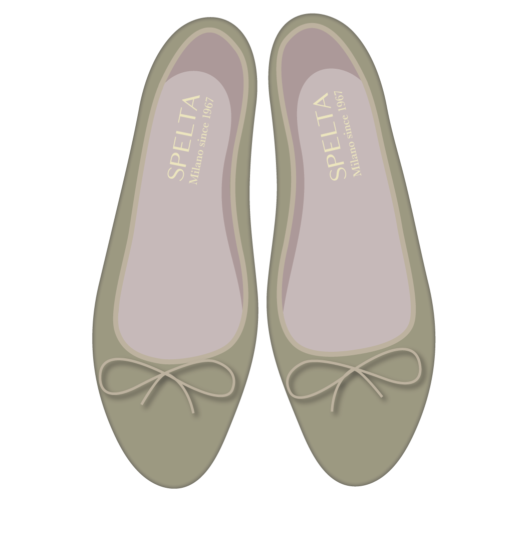 Ballet Flats - Bronze Nappa