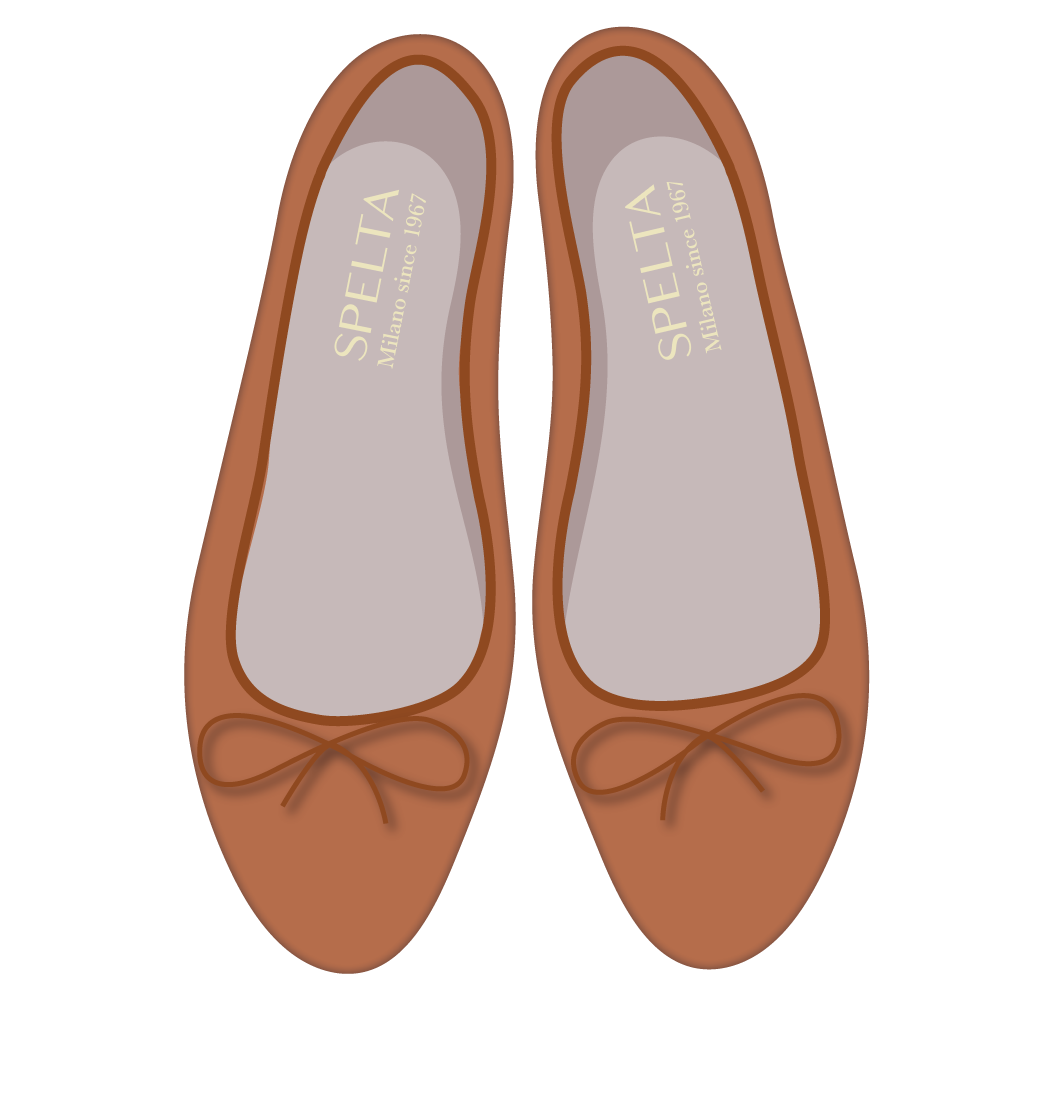 Ballet Flats - Tan Nappa 