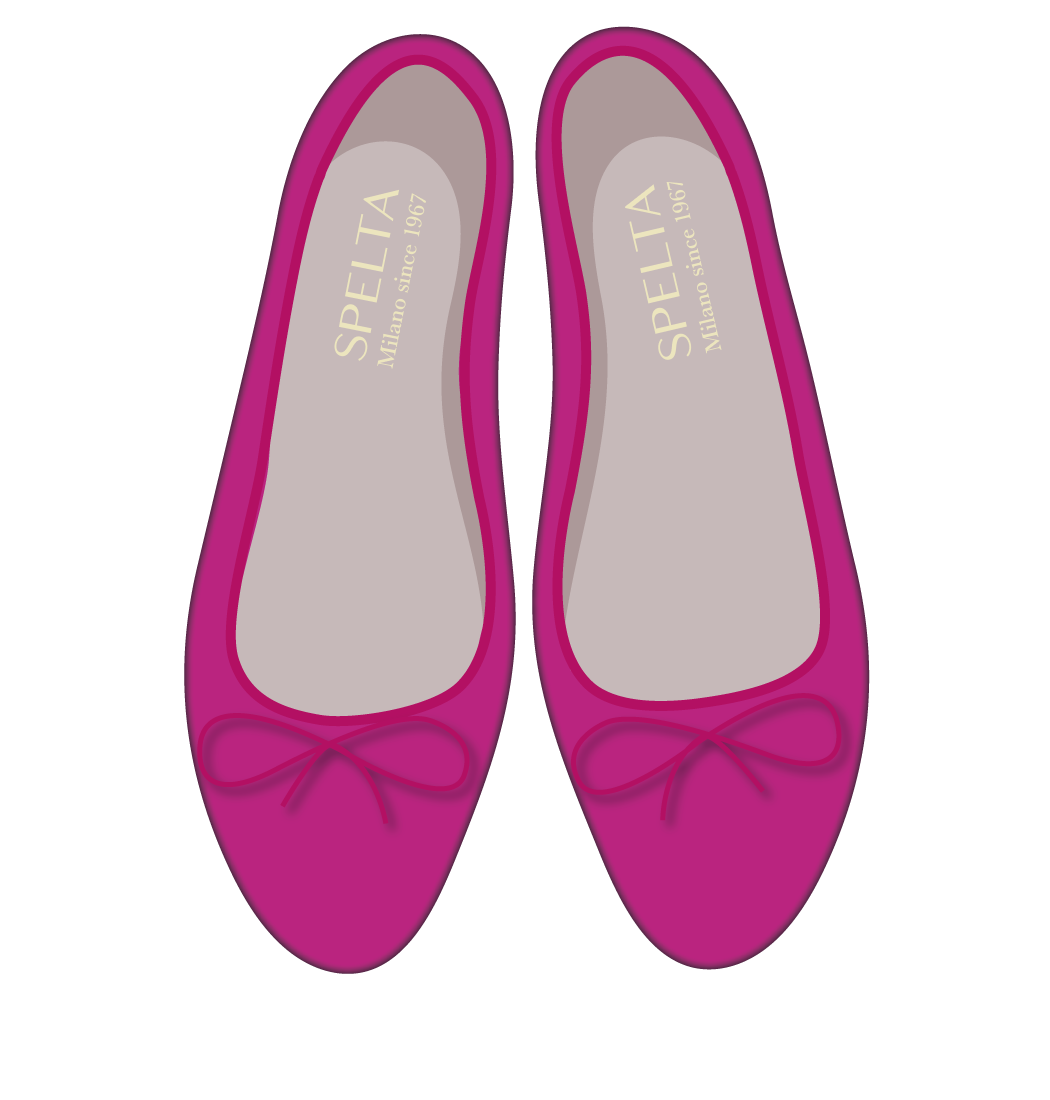 Ballet Flats - Fuchsia Nappa