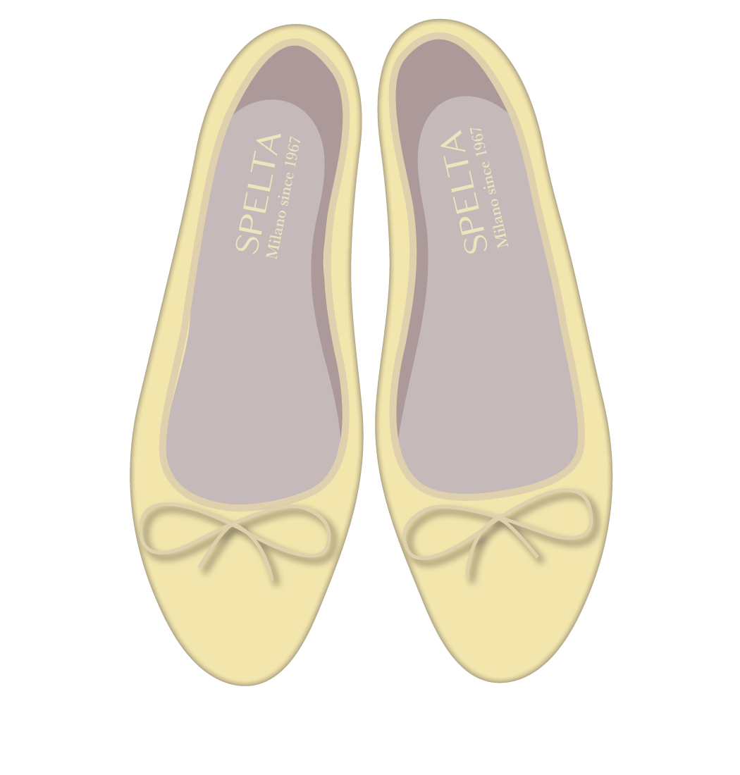 Ballet Flats - Nappa Gold