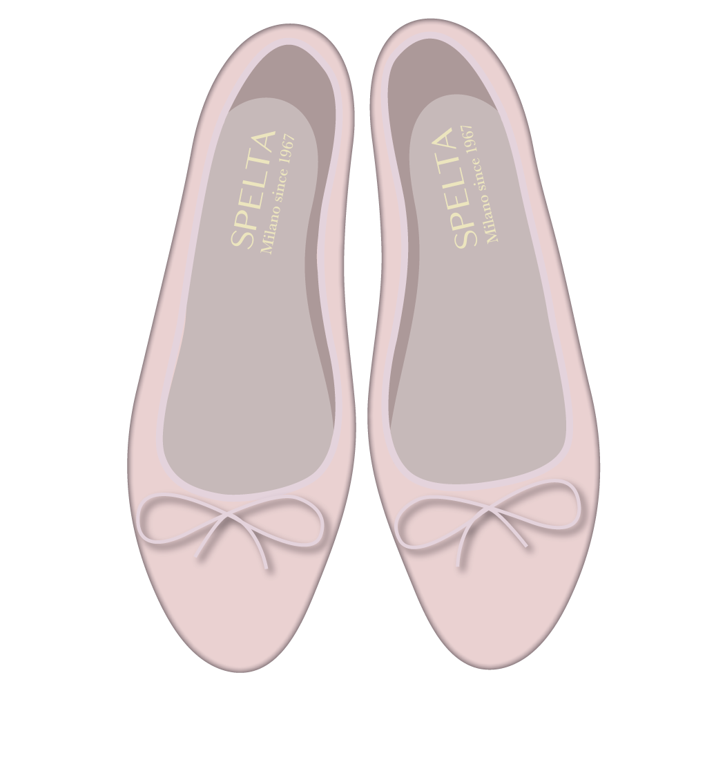 芭蕾鞋 - 纳帕羊皮 粉色 
