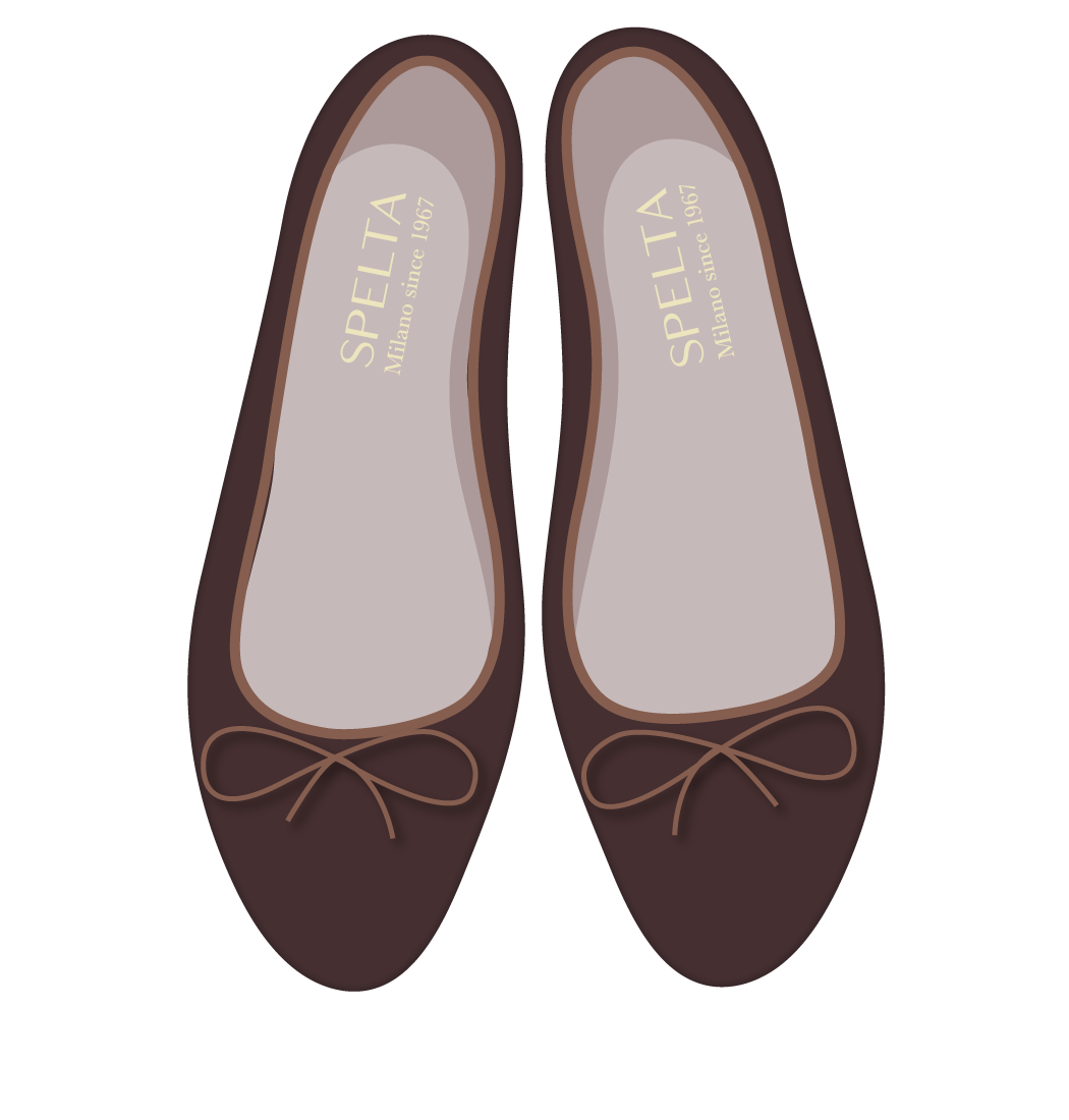 Ballet Flats - Nappa Brown