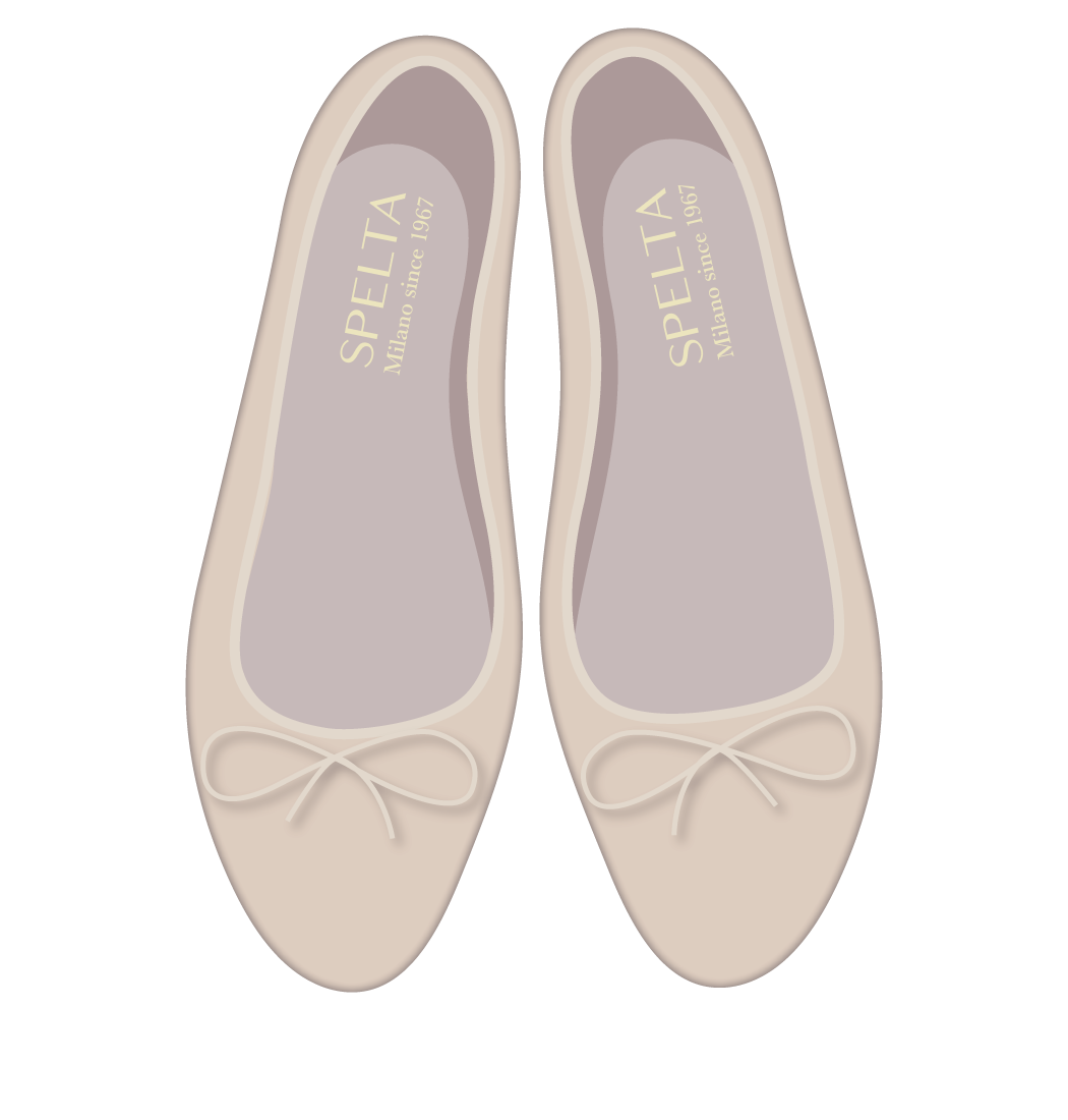 Ballet Flats - Suede Nude