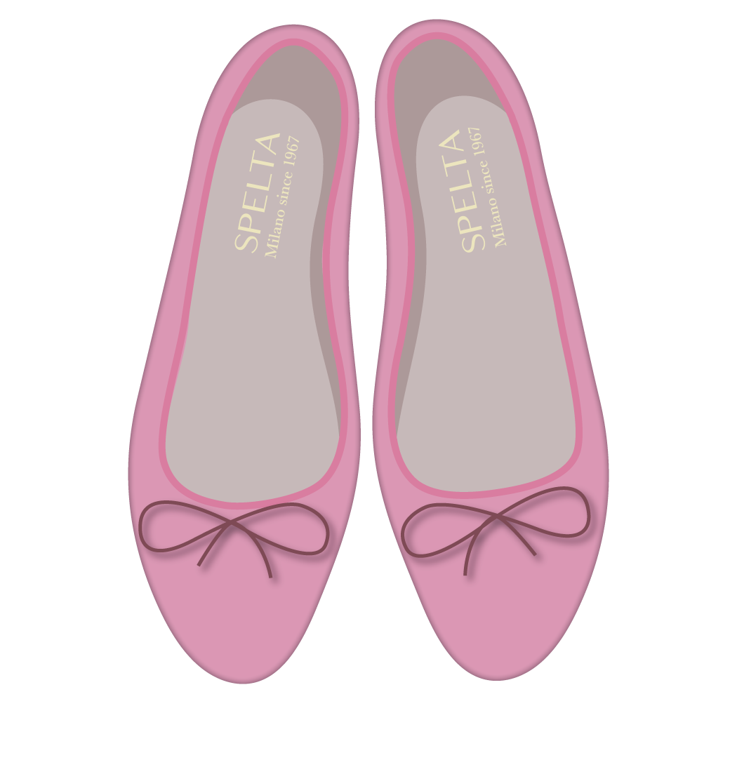 Ballet Flats - Suede Antique Rose