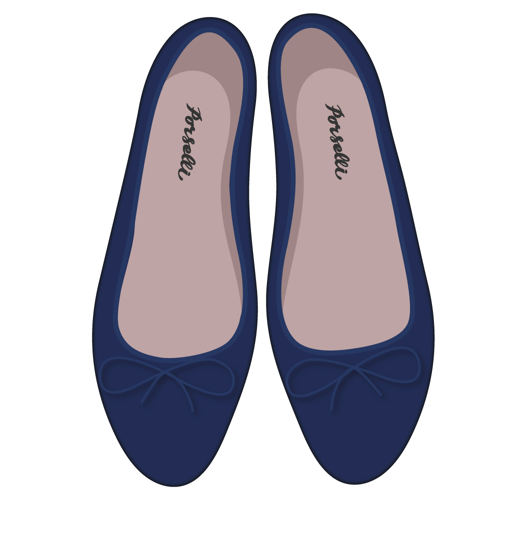 Ballerine DS Blu Navy