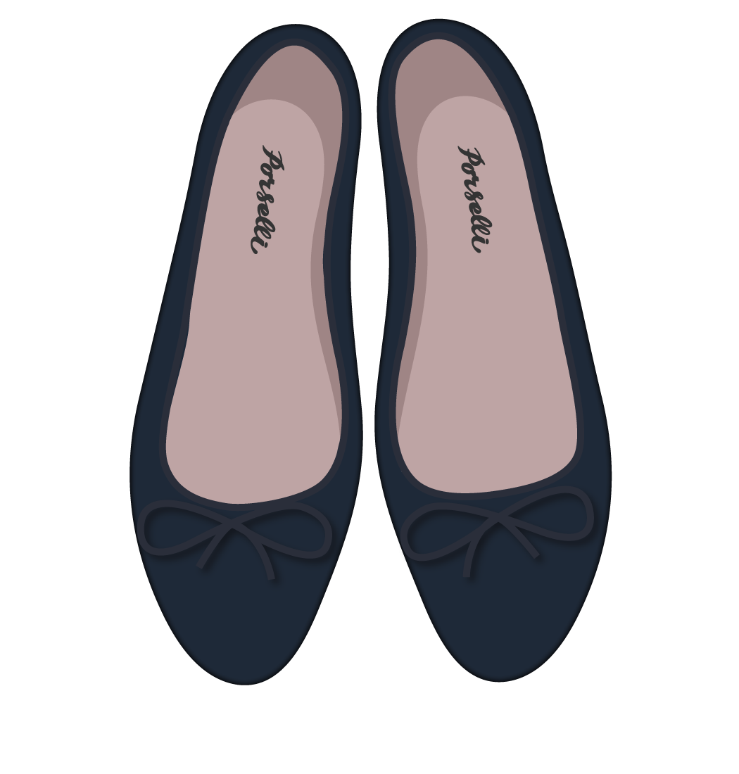 Ballerine DS Blu Scuro