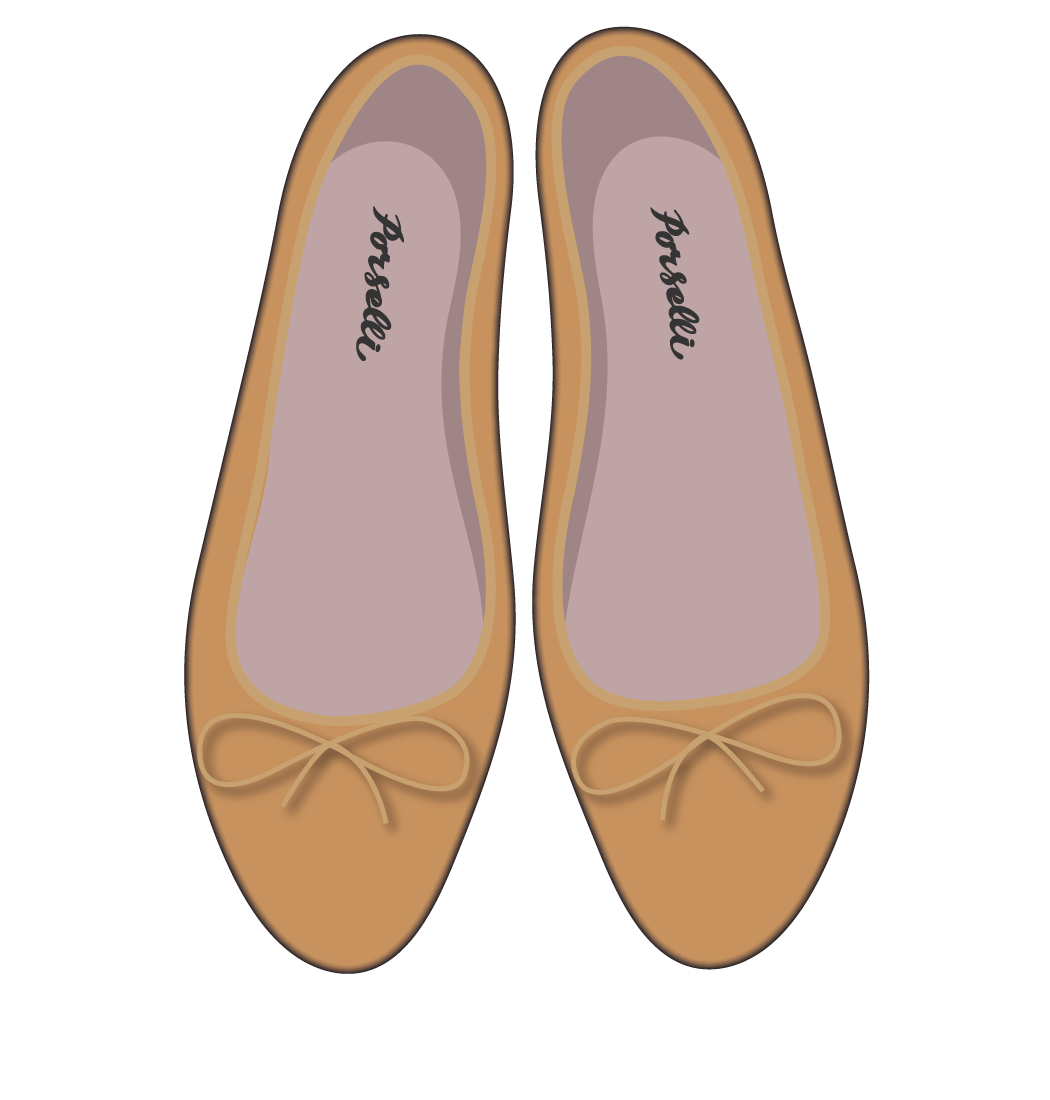 Ballet Flats Light Tan