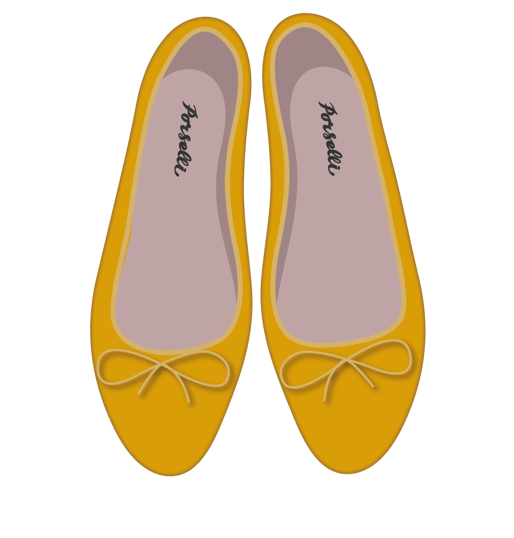 Ballet Flats Mustard