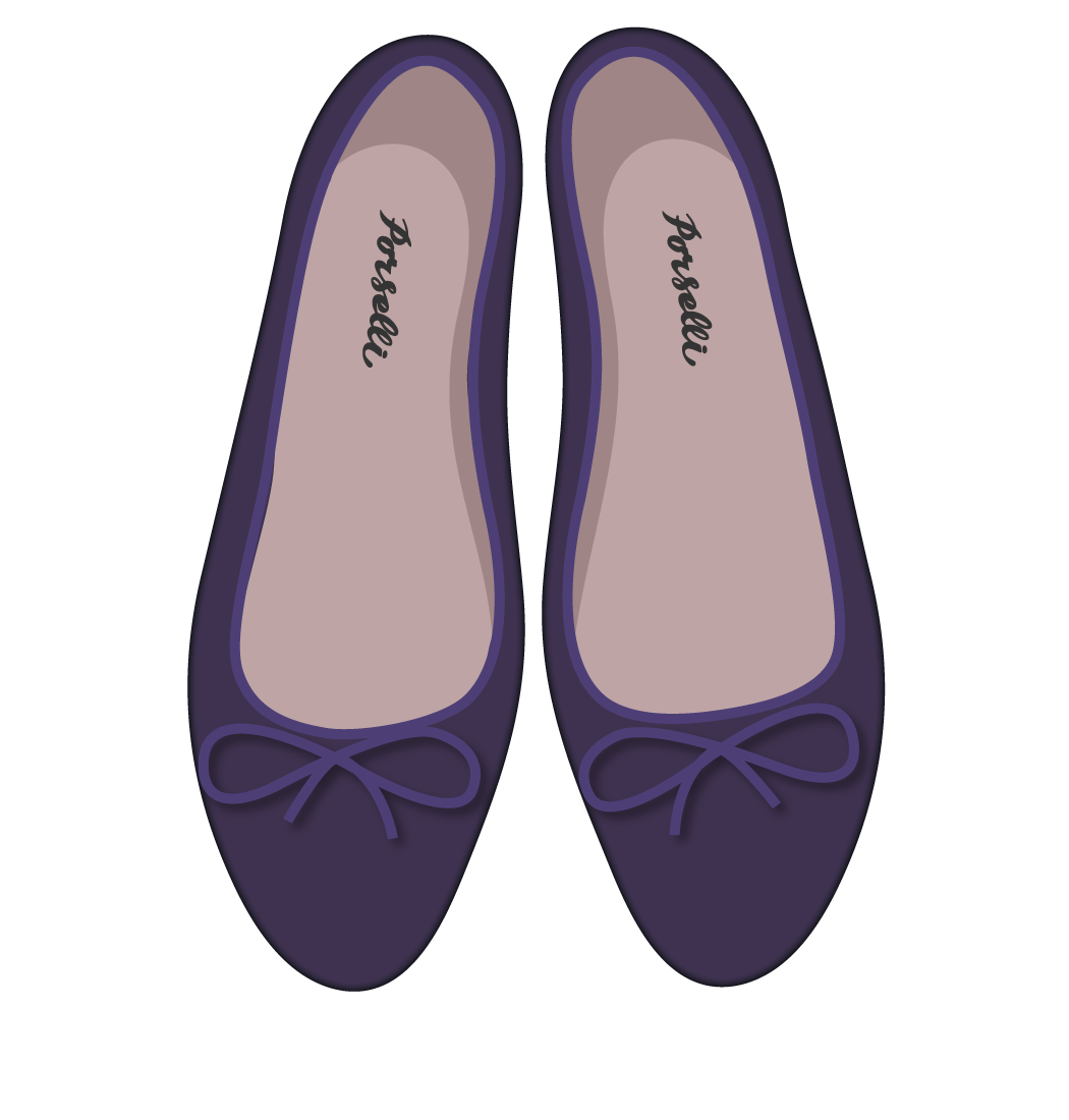 Ballerine DS Viola Scuro