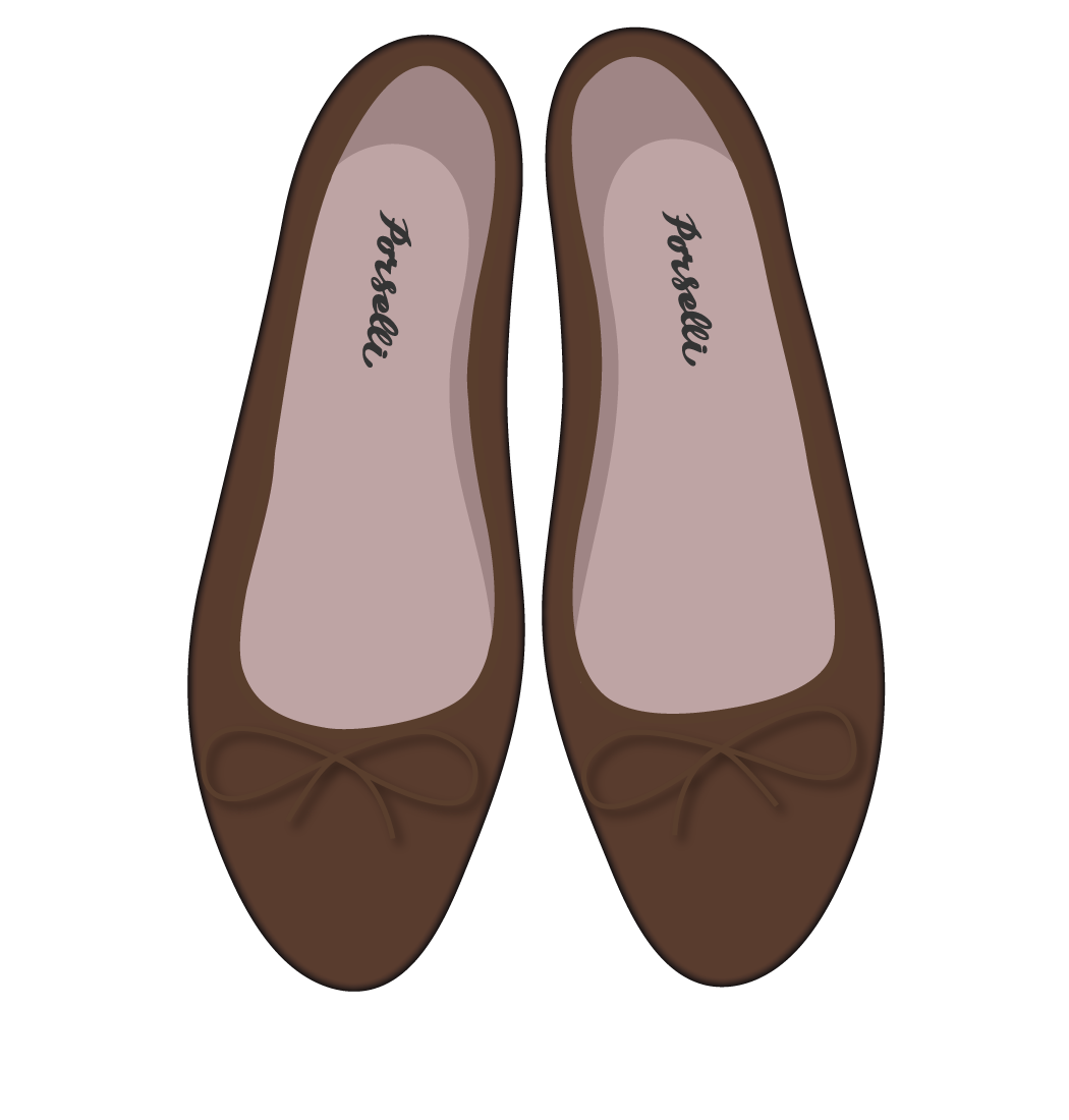 Ballet Flat Chocolate