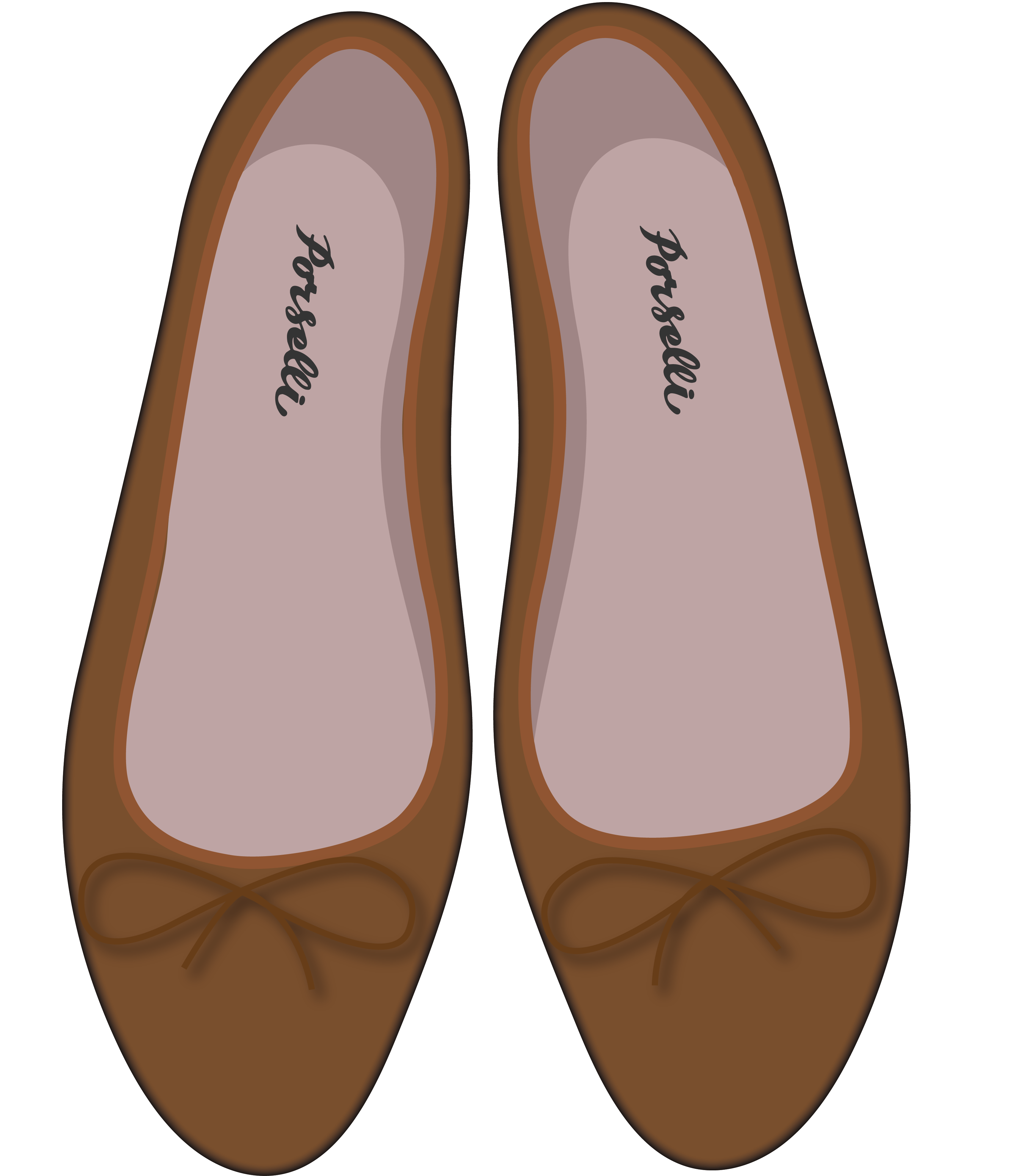 Ballet Flat Brown Suede