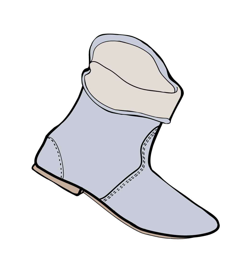 ブーツ シルバーレザー 16-メタリックシルバー