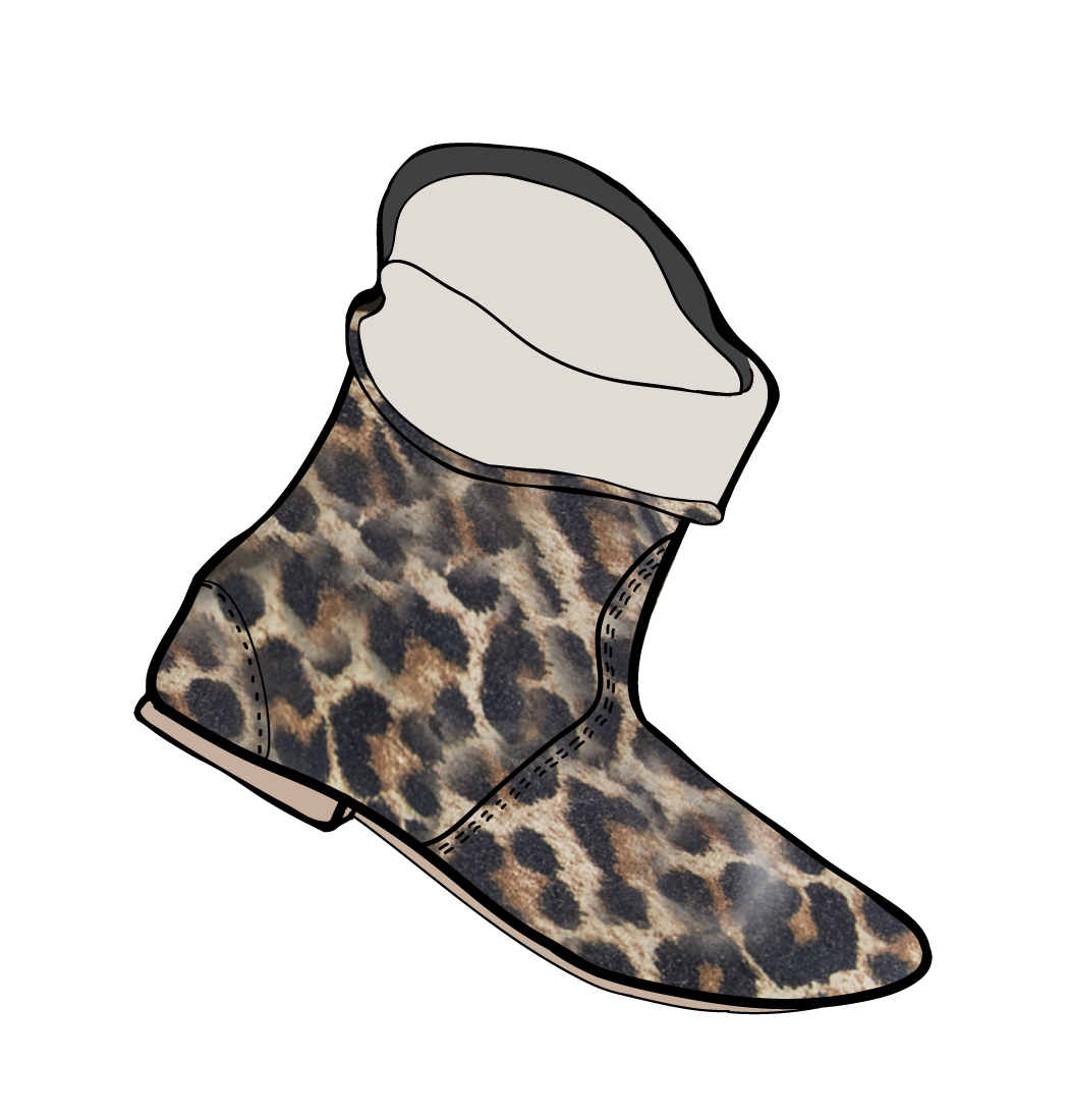 Stivaletto Leopardato C18-Leopardato (Suede)